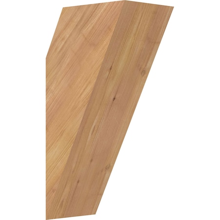5 1/2"W x 8"D x 16"H Traditional Smooth Knee Brace, Western Red Cedar